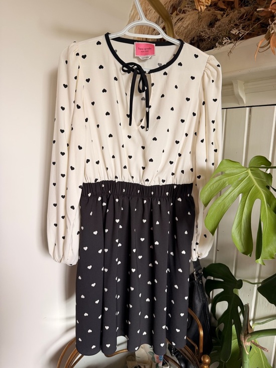 kate spade Dresses & Skirts - kate spade Black & White Heart Print Dress